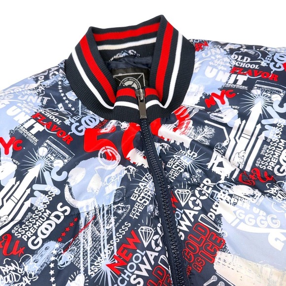 G-UNIT x Premium Goods 50¢ Puffer Jacket Vest Size XL Hip Hop Streetwear Y2K - Picture 3 of 15